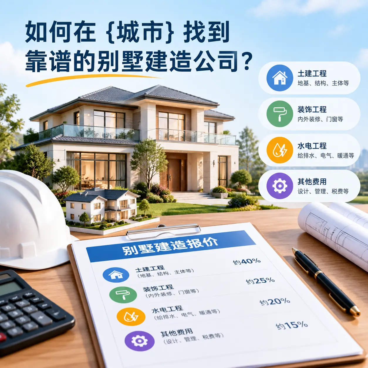如何在 碧江 找到靠谱的别墅建造公司？