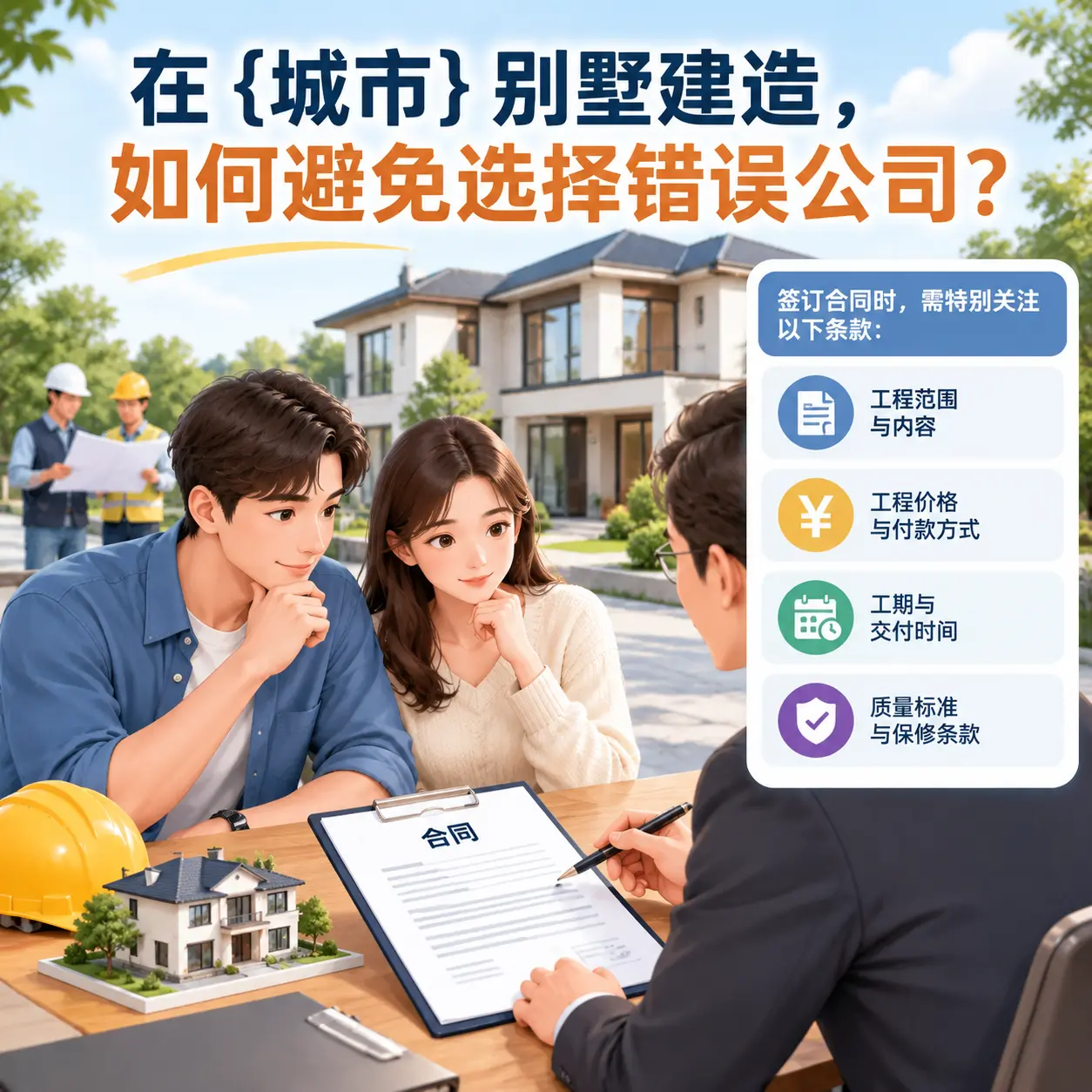 在 碧江 别墅建造，如何避免选择错误公司？