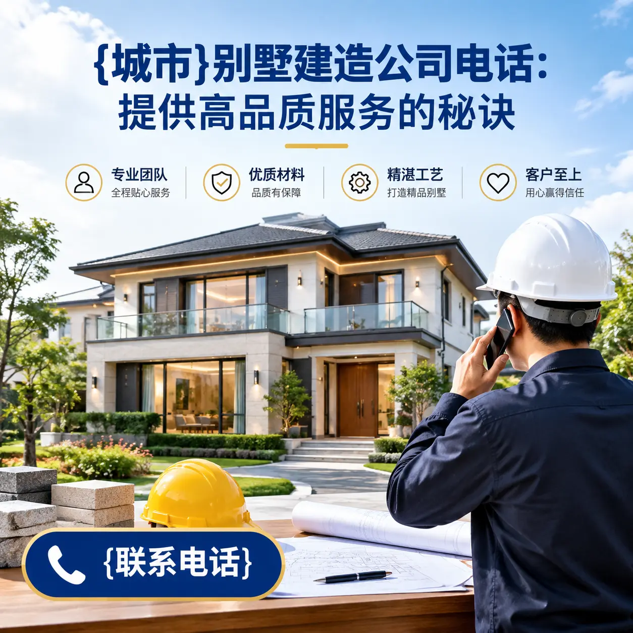 碧江别墅建造公司电话：提供高品质服务的秘诀