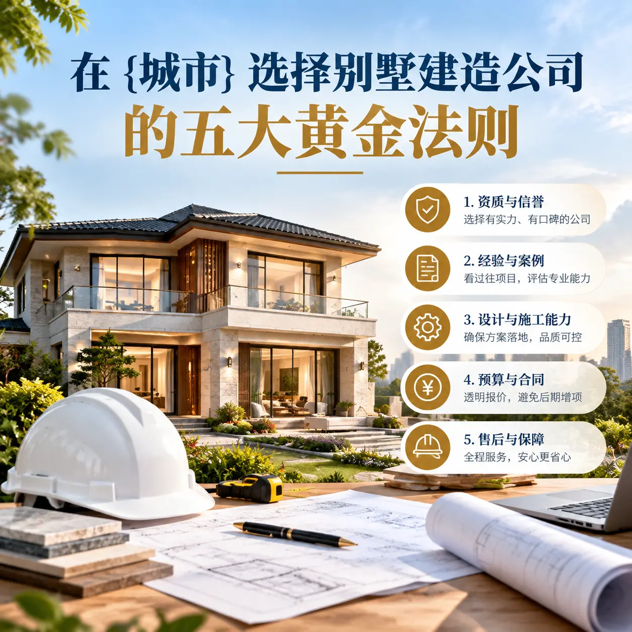 在 碧江 选择别墅建造公司的五大黄金法则