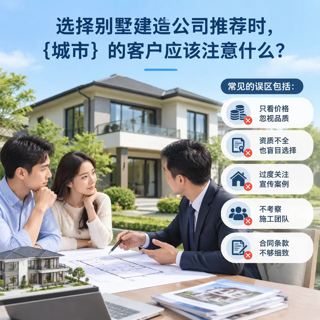 选择别墅建造公司推荐时，碧江 的客户应该注意什么？