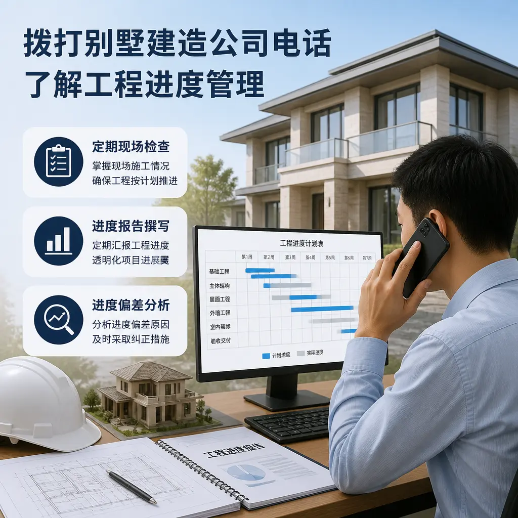 拨打碧江别墅建造公司电话,了解工程进度管理