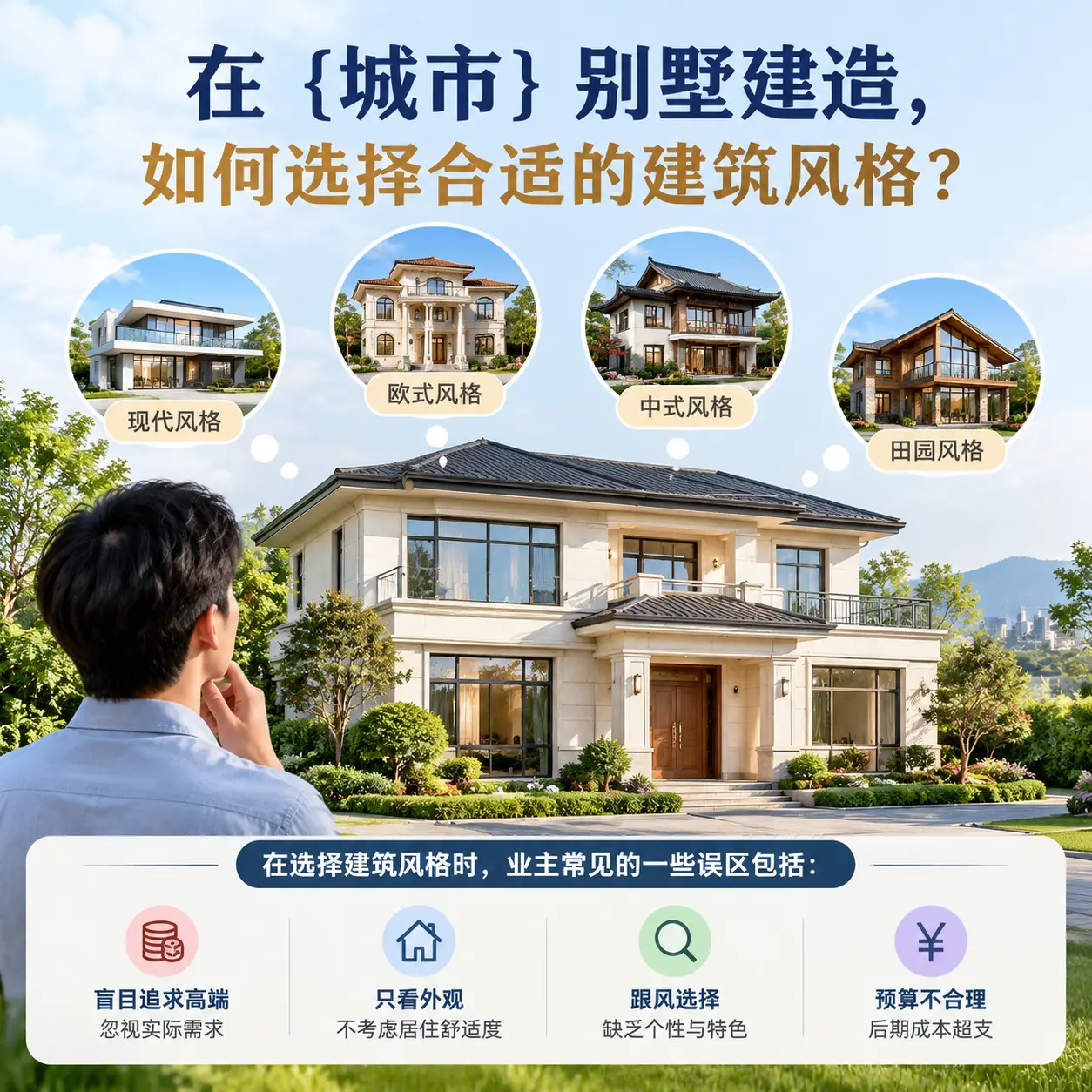 在 碧江 别墅建造,如何选择合适的建筑风格?