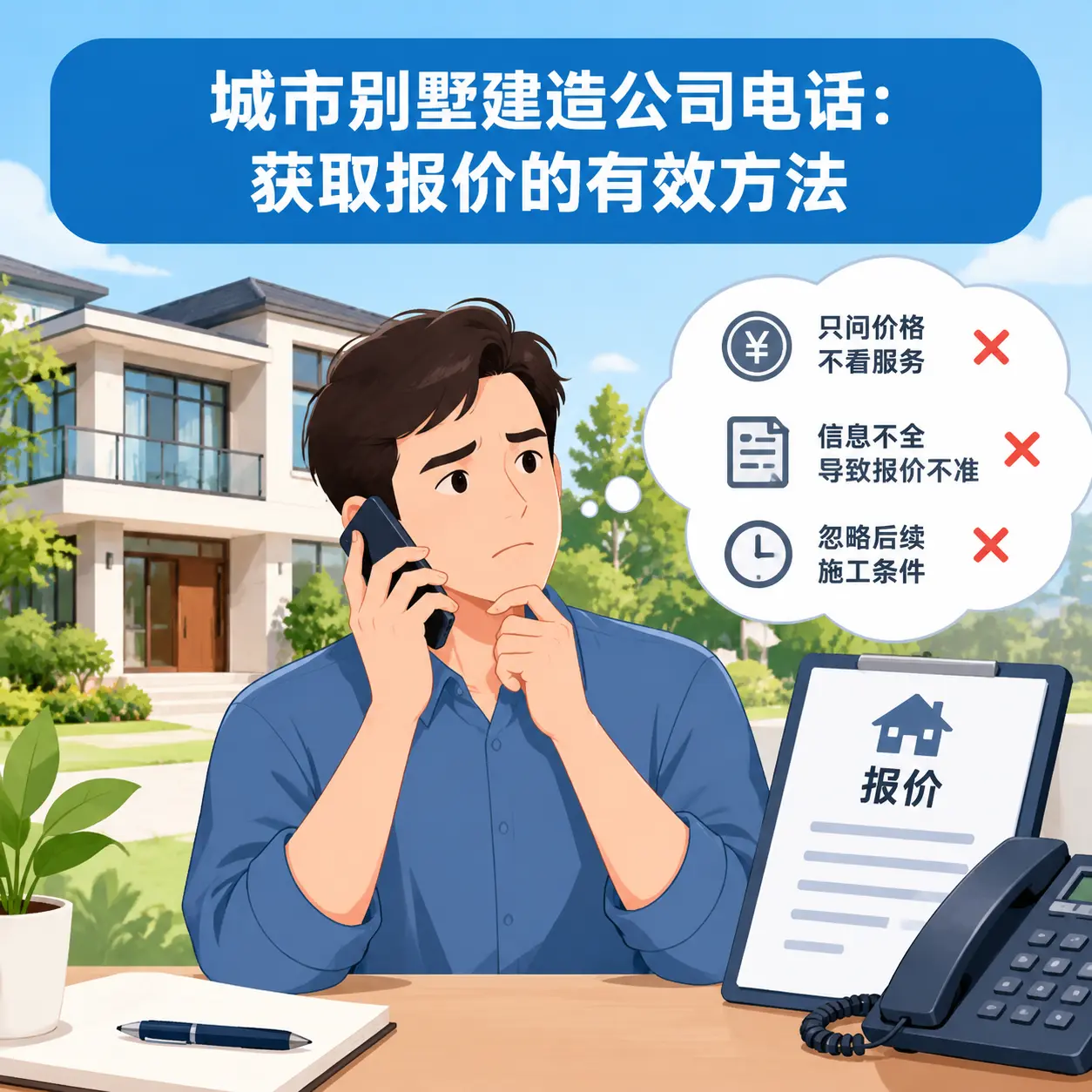 碧江别墅建造公司电话:获取报价的有效方法