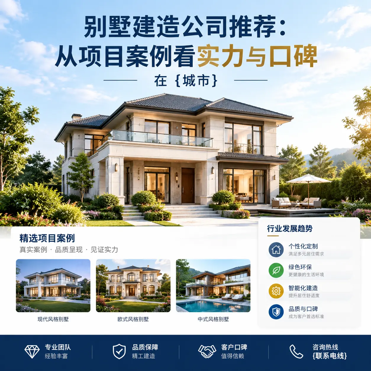 别墅建造公司推荐:从项目案例看实力与口碑在 碧江